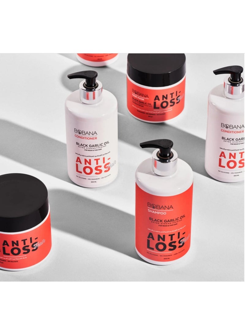 بوبانا شامبو زيت الثوم الأسود - تركيبة لتقوية الشعر ومنع تساقطه - 400 مل - Image 5